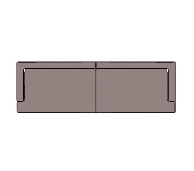 Sofá Fillet 3 Lugares - 2,80 X 0,90