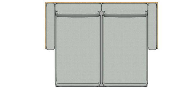 Módulo Sofá Paulistano Chaise Dupla Com 2 Braço - 2,78 X 2,09 X 0,70H