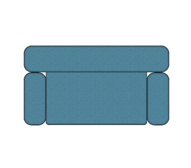 Modulo Sofá Joy Completo - SJ165 1,65 X 0,90 X 0,69H