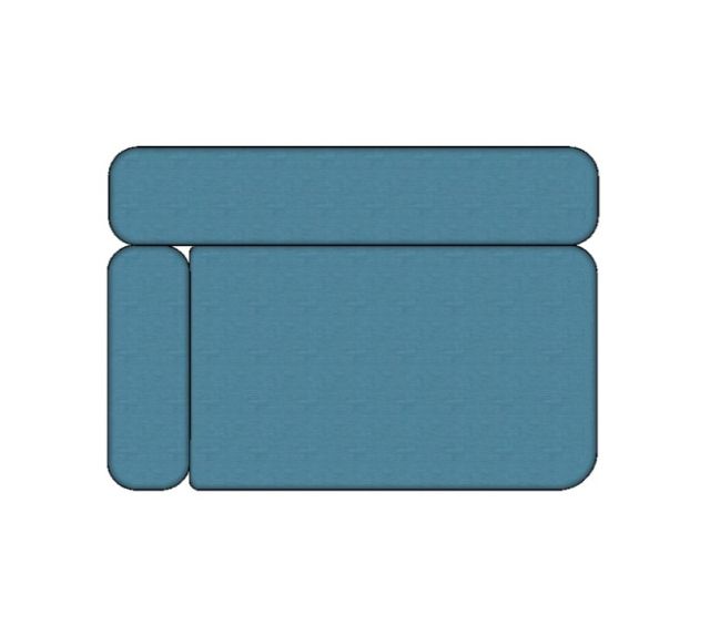Modulo Sofá Joy Super Modulo Braço Esquerdo - SMBE150 1,50 X 1,05 X 0,69H