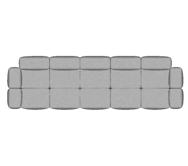 Sofá Block Linear - 3,29 X 1,00