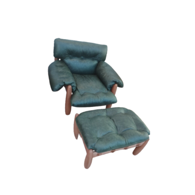 Poltrona Mole Com Banqueta SR1369