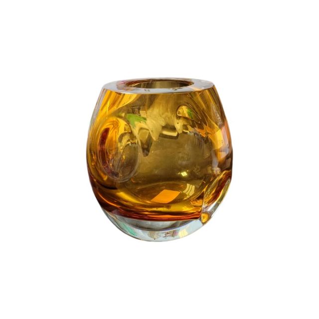 Vaso Ambar Medio Amarelo SR10470