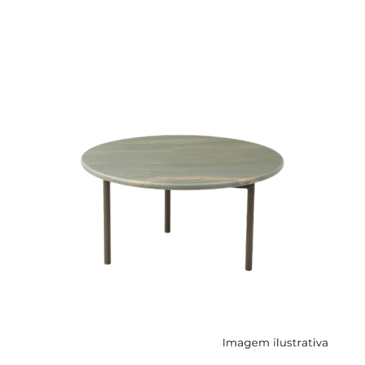 Mesa de Centro Slim Redonda Granito SR1277
