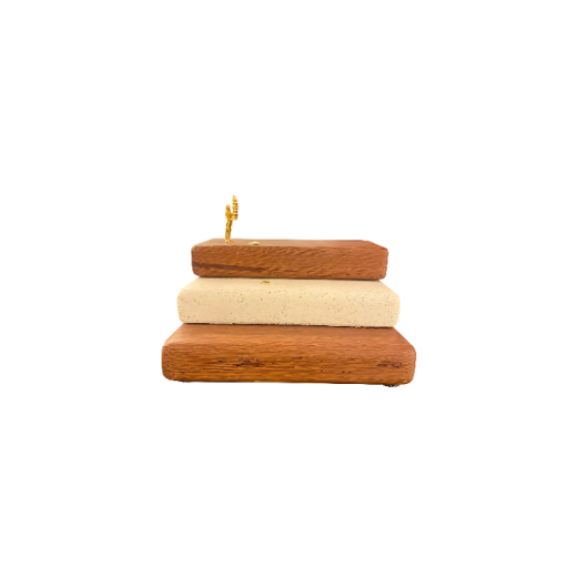 Escultura Menina Livros Natural/Concreto SR11418