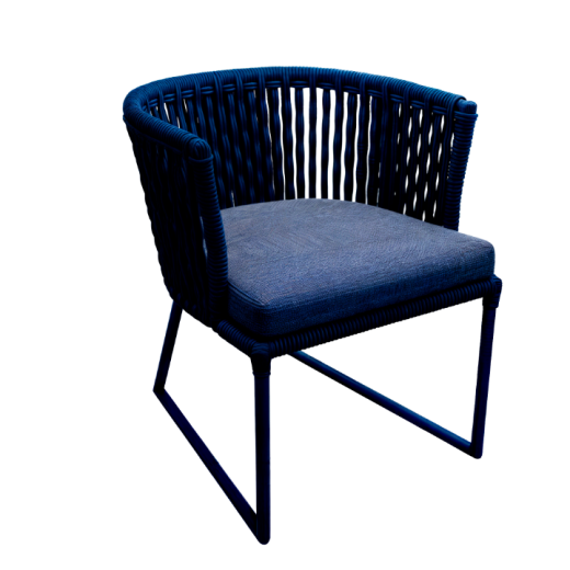 Cadeira Mesh Fixa Corda Vertical