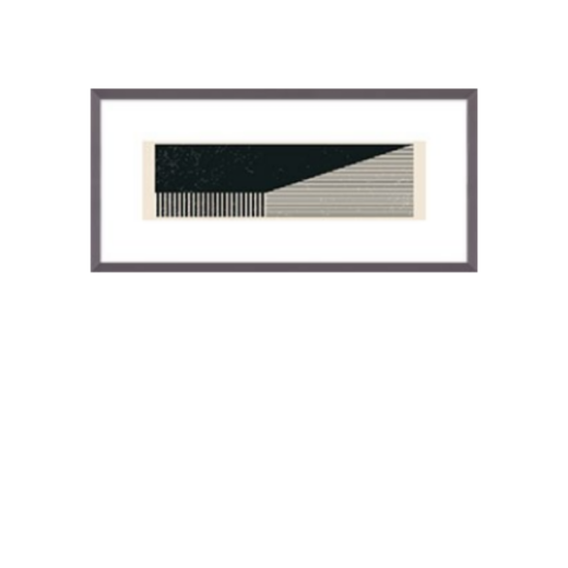 Quadro Acrilico Geometrico, Lines Black SR11607