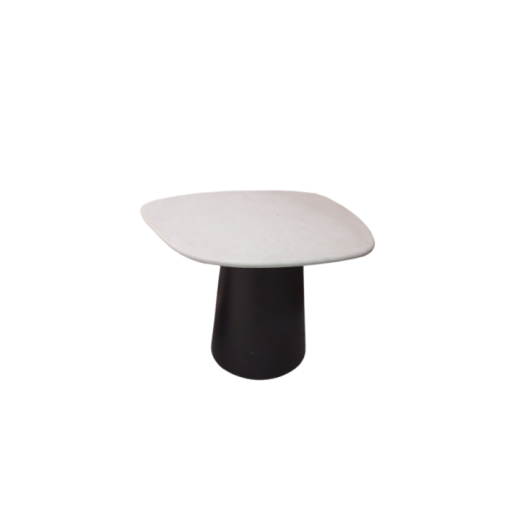 Mesa Lateral Concrete Disforme Mármore SR1246