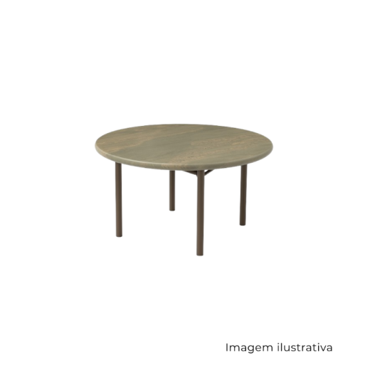 Mesa de Centro Slim Redonda Granito SR1276