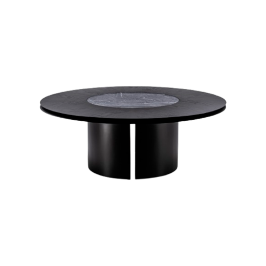 Mesa De Jantar Alma Tampo Pedra Giratória