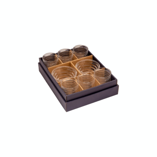 Conjunto 2 Bowl E 6 Copos De Cristal 62681 SR11057
