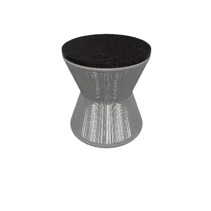 Tamborete Fusion Corda - Granito