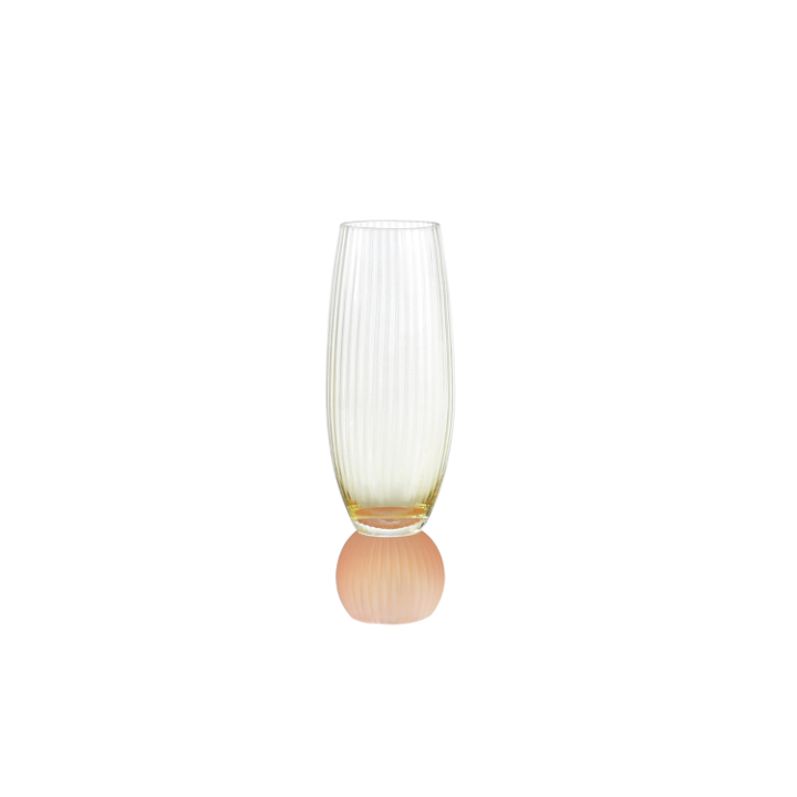 Taça Champanhe Colors 210Ml Amarelo C/ Laranja 73950 SR12232