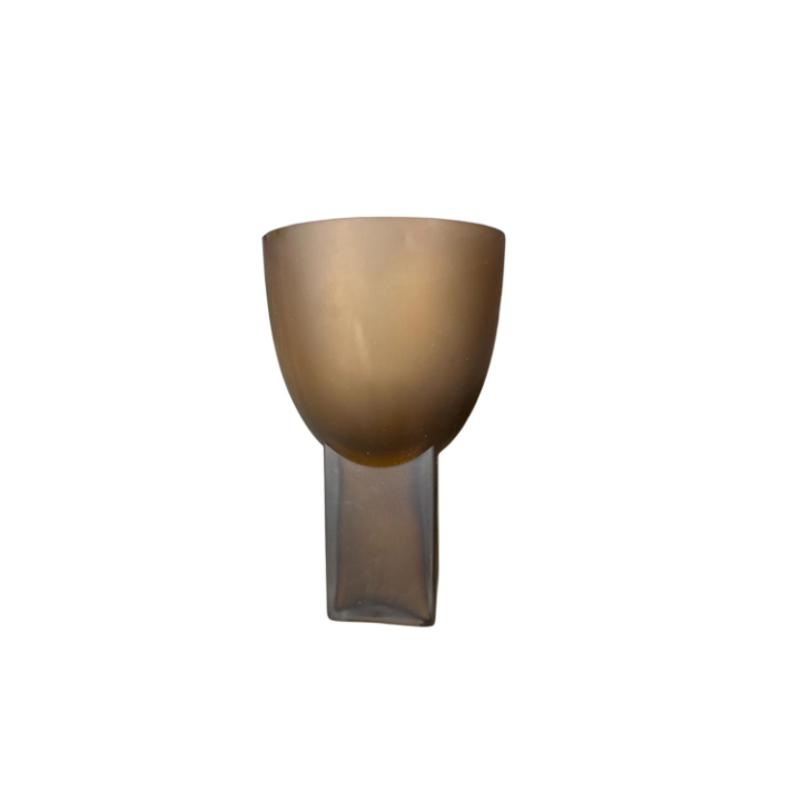 Vaso Em Vidro Marrom 68412 SR 12334