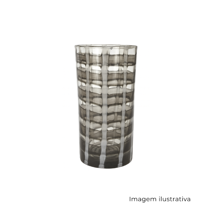 Vaso Muse Preto e Branco 11519-1AN-LG1230W-HTW SR12707