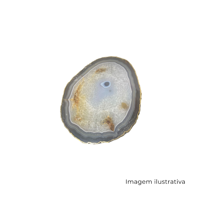 Pedra Chapa Grossa Ágata  Banhada SR12733