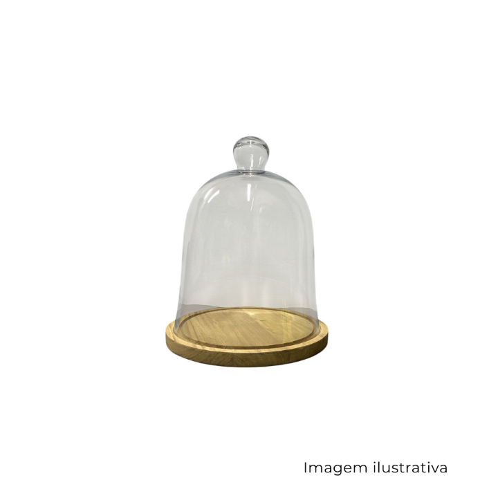 Caixa De Vidro E Madeira G 67822 SR12813