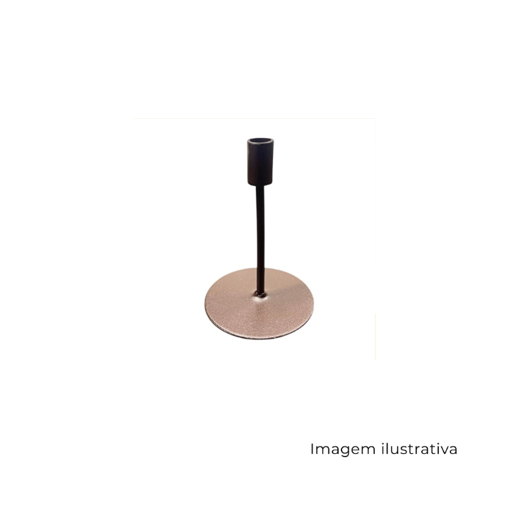 Castiçal Vela Desejo P - Corten SR12840