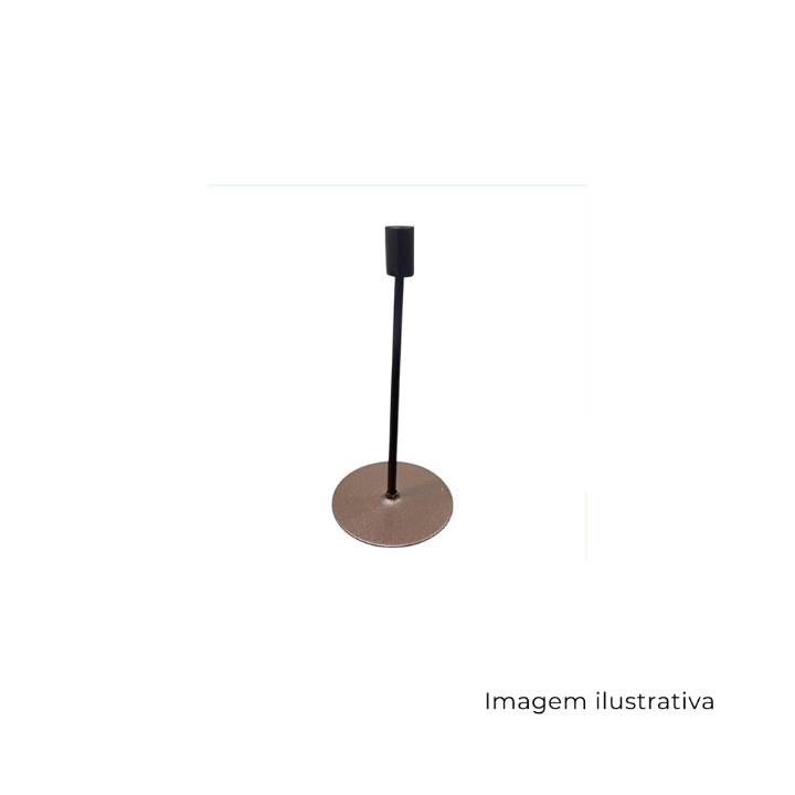 Castiçal Vela Desejo M - Corten SR12841