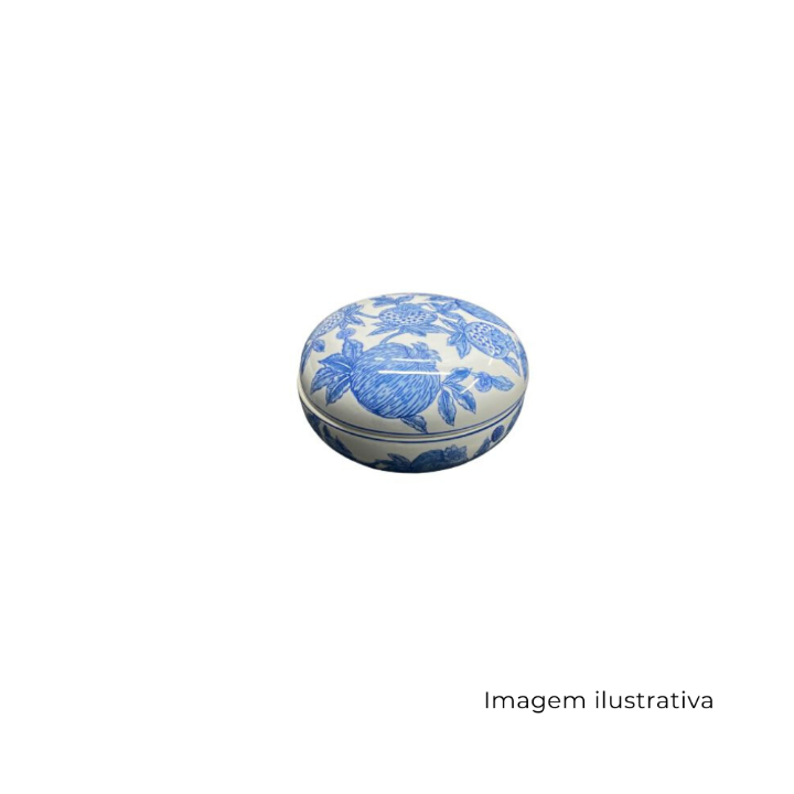 Caixa Decorativa Em Cerâmica SR12886