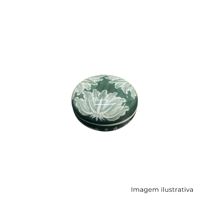 Caixa Decorativa Em Cerâmica SR12890