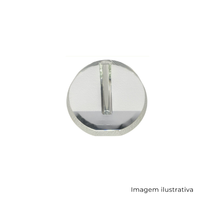 Vaso Solitário Cristal Redondo 16X16 159047 SR13036