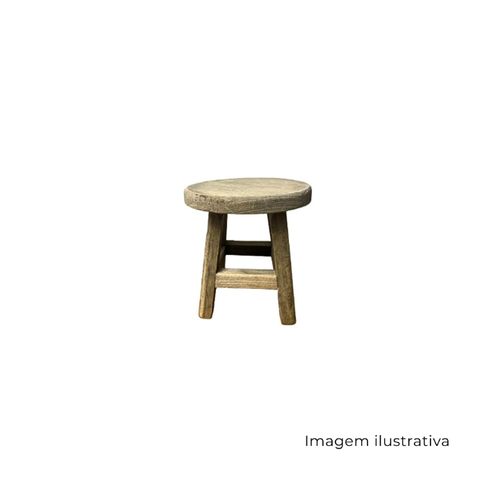 Banco Decorativo Em Madeira 21638 SR13114
