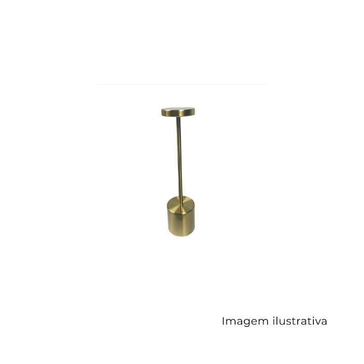 Luminária De Led Mesa USB Metal Dourado 19003 SR13286