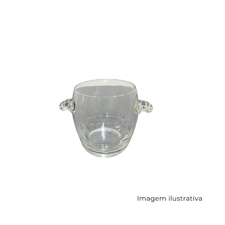 Balde Gelo Vidro Transparente 18713 SR13289