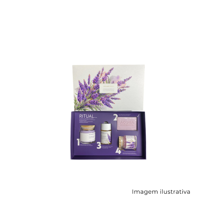 Kit Ritual Banho Relaxante Acqua Aroma Lavanda E Sandalo 1841633601321 SR13354