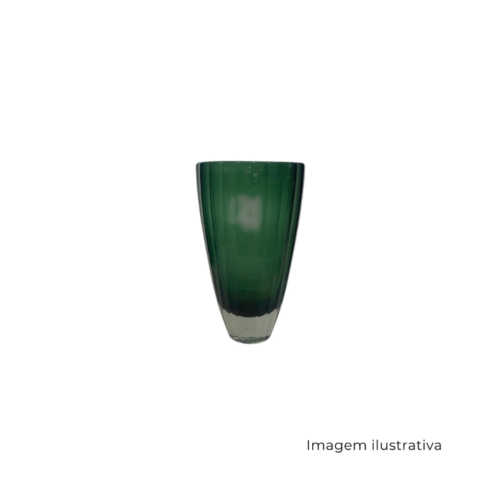 Vaso Decor Em Vidro Verde 53913 SR13399