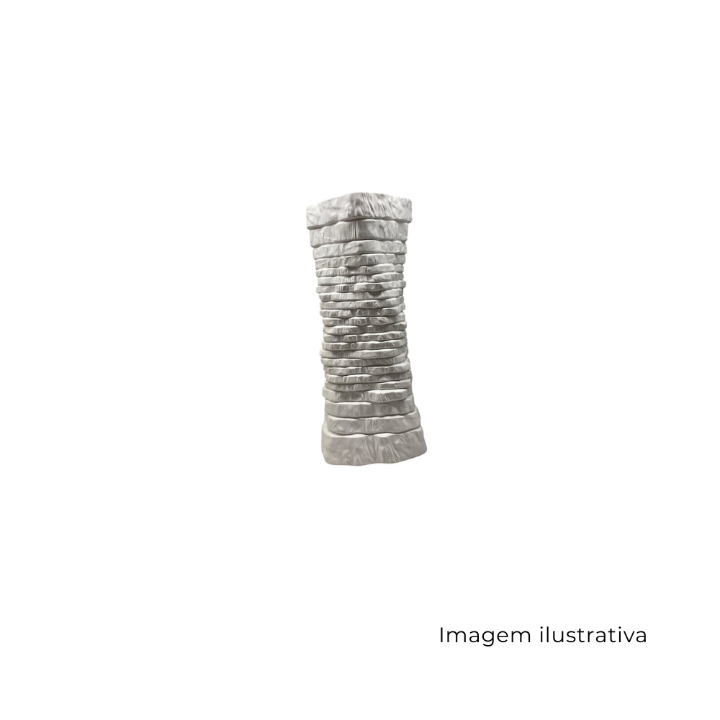 Vaso Em Ceramica Branco M 69521 SR13437