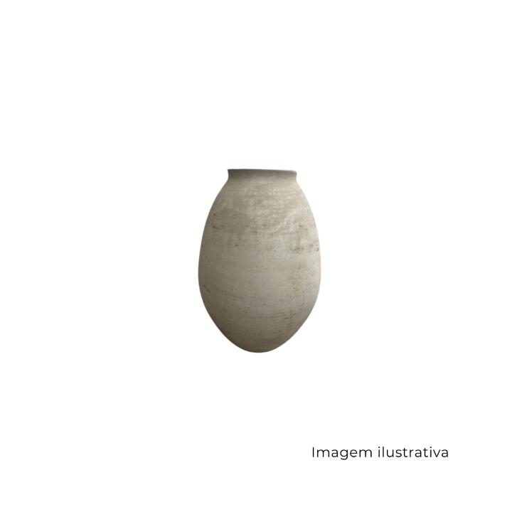 Vaso De Cimento Cinza Claro 69668 SR13440