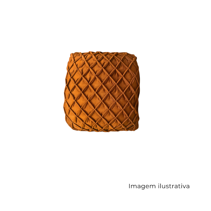 Almofada Trico Origami 52X52 Ocre 048-04 SR13501
