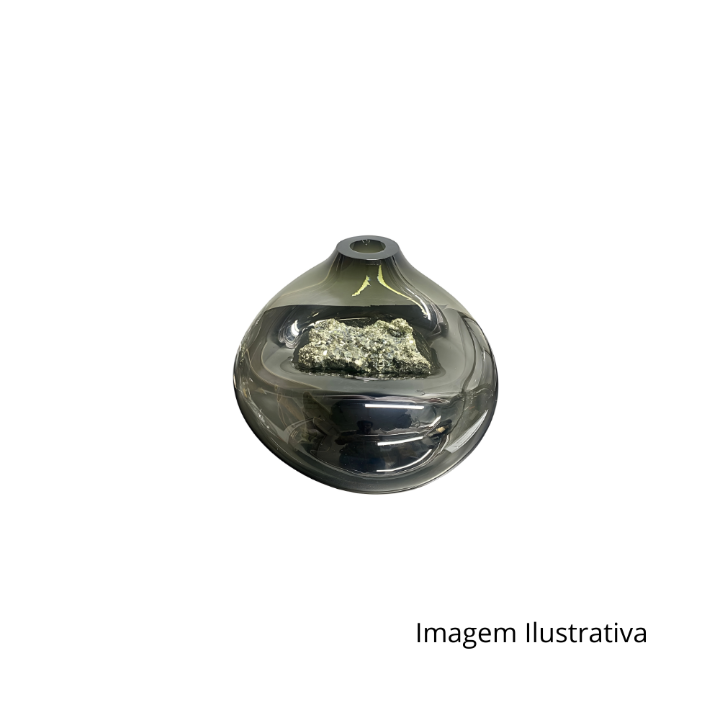 Vaso Stone Edge Grande Horizontal Cinza Pirita SEGHCZP ACV13570