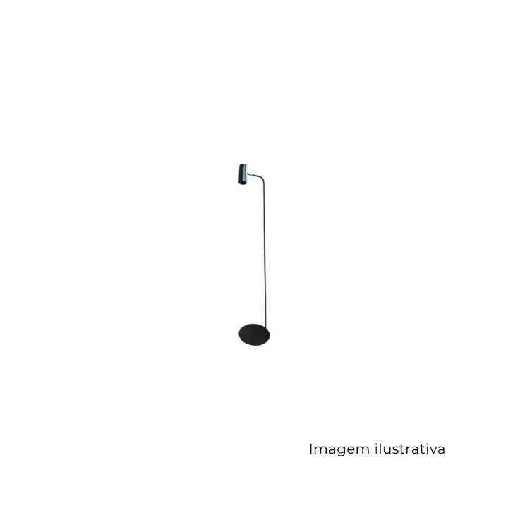 Luminária Coluna Minimum Preto 3201PT SR13179
