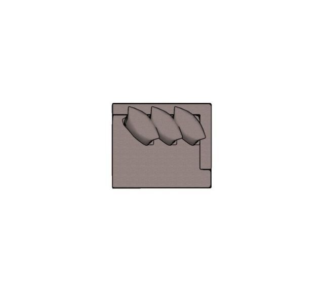 Modulo Fillet Com 01 Braco Com Almofadao Braco D - 1,05 X 0,90