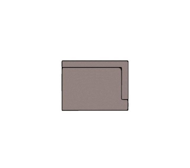 Modulo Fillet Com 01 Braço - 1,20 X 0,90
