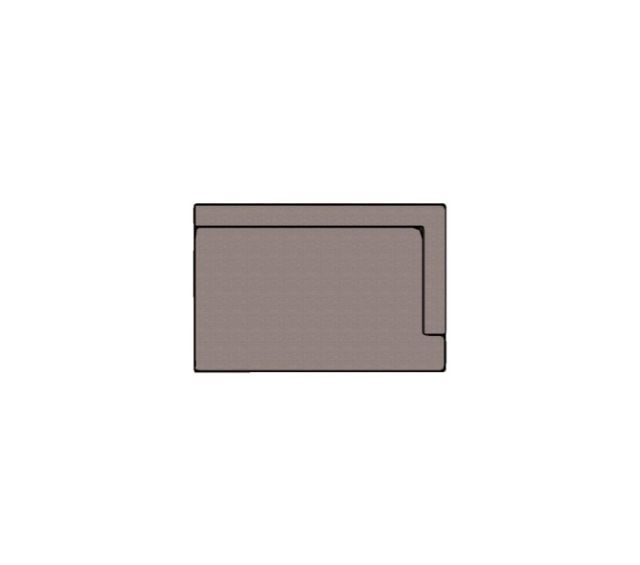 Modulo Fillet Com 01 Braço - 1,35 X 0,90