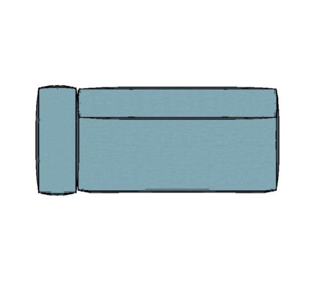 Modulo Sofá Modular Canto Esquerdo - CE9 2,31 X 0,99 X 0,76H