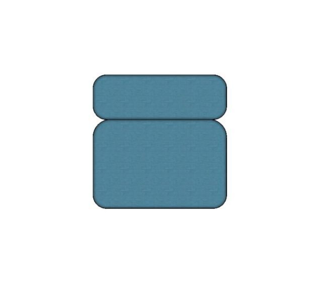 Modulo Sofá Joy Meio - M090 0,90 X 0,90 X 0,69H