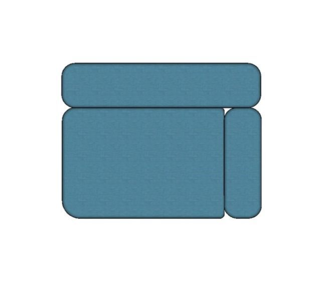 Modulo Sofá Joy Super Modulo Braço Direito - SMBD135 1,35 X 1,05 X 0,69H