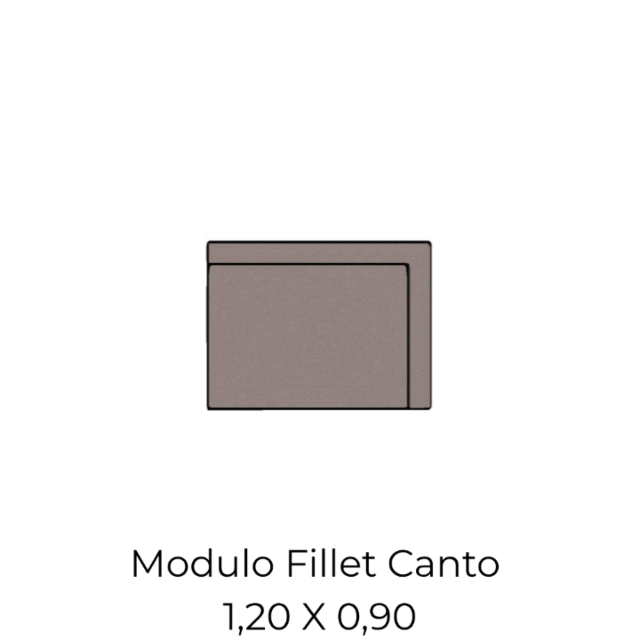 Modulo Fillet Canto - 1,20 X 0,90