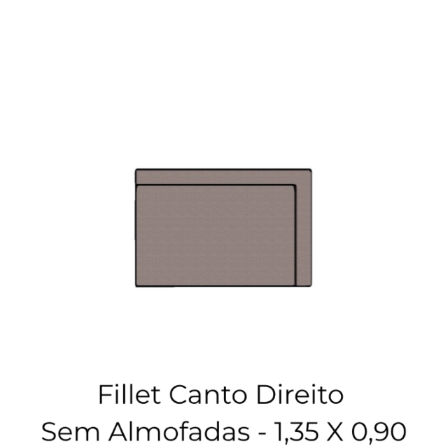 Modulo Fillet Canto - 1,35 X 0,90