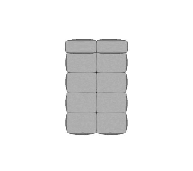 Modulo Sofá Block Chaise Sem Braço - 1,20 X 1,79