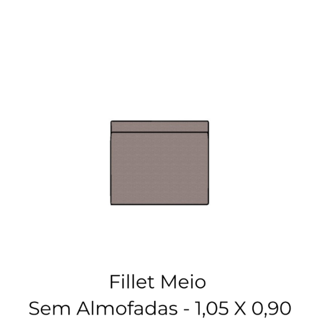 Modulo Fillet Meio - 1,05 X 0,90