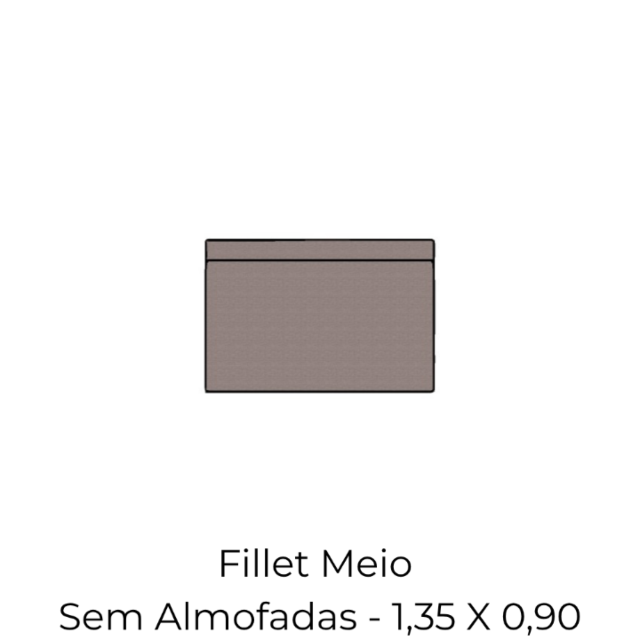 Modulo Fillet Meio - 1,35 X 0,90