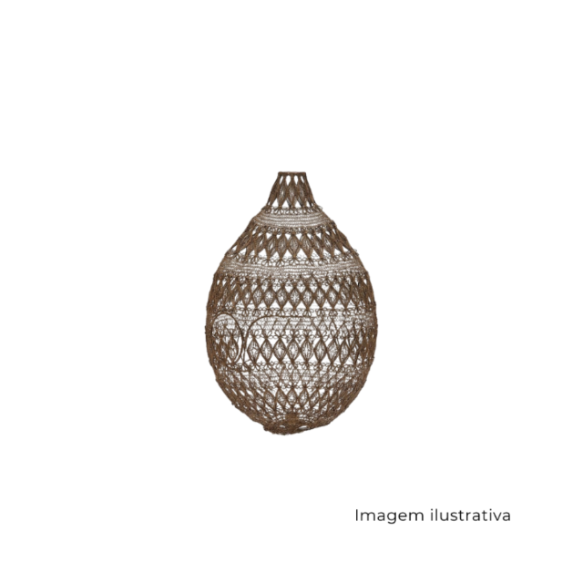 Lustre Elétrico De Metal Dourado M SR10511