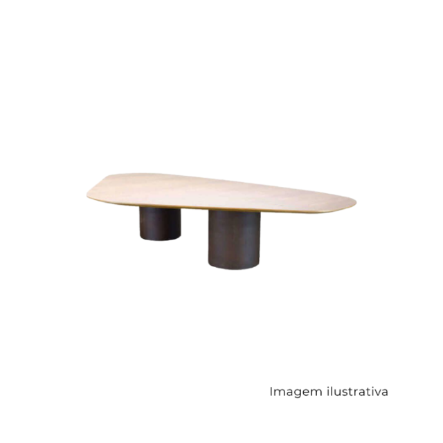 Mesa Jantar Amorfa Jumbo 2 Bases