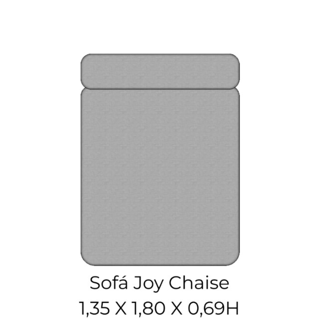 Modulo Sofá Joy Chaise - CLG135 1,35 X 1,80 X 0,69H